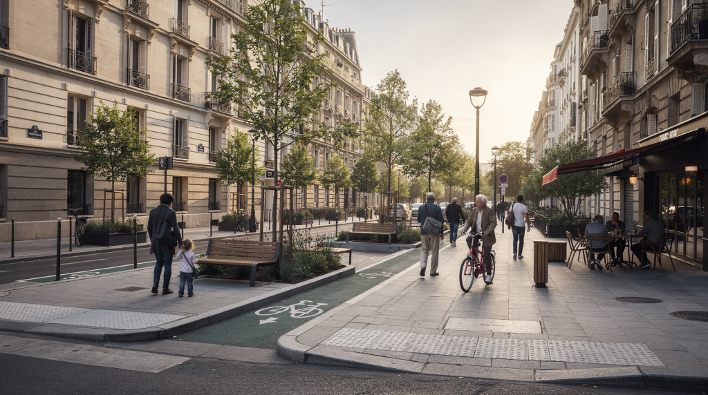Comment le design d’une rue influence l’expérience des passants