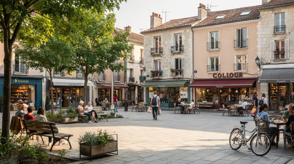 Comment une place publique peut soutenir la vie commerciale locale