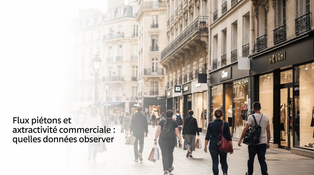 Flux piétons et attractivité commerciale : quelles données observer