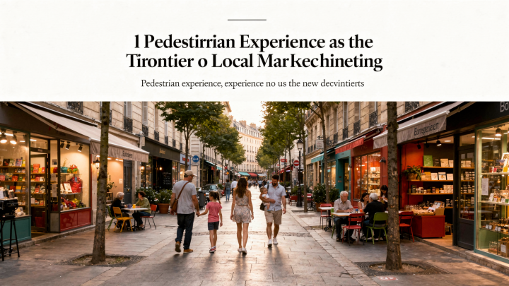 L’expérience piétonne comme nouveau terrain du marketing local