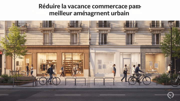 Réduire la vacance commerciale par un meilleur aménagement urbain