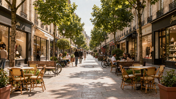 Rues commerçantes : les éléments qui favorisent l’arrêt et la flânerie